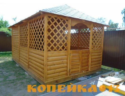 деревянные беседки
