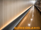 Промышленный напольный плинтус из ПВХ ПП60×100 мм УНИПОЛ фото1